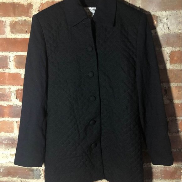 Vintage Quilted Blazer Jacket Focus 2000 - Picture 1 of 14